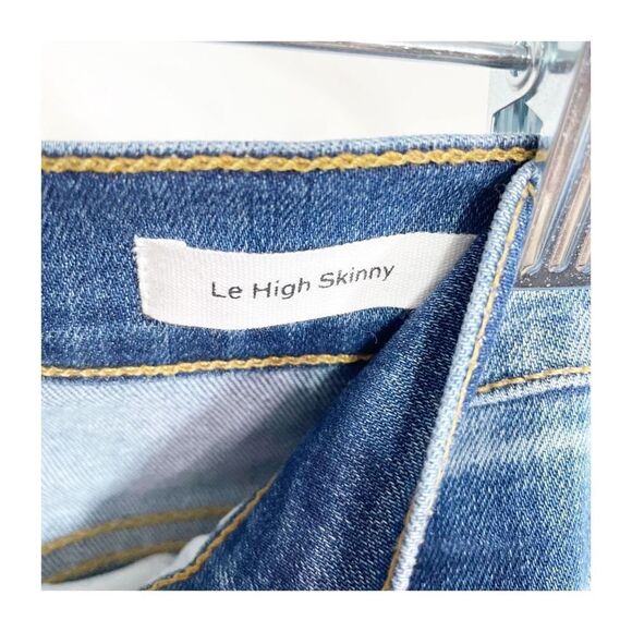 Frame Jeans Le High Skinny Medium Wash Womens Size 31 - Picture 7 of 7
